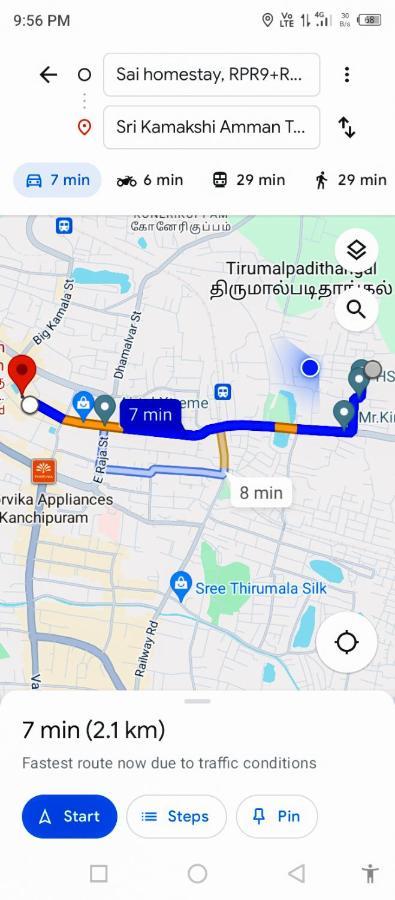 Saibaba Homestay Kanchipuram Ngoại thất bức ảnh